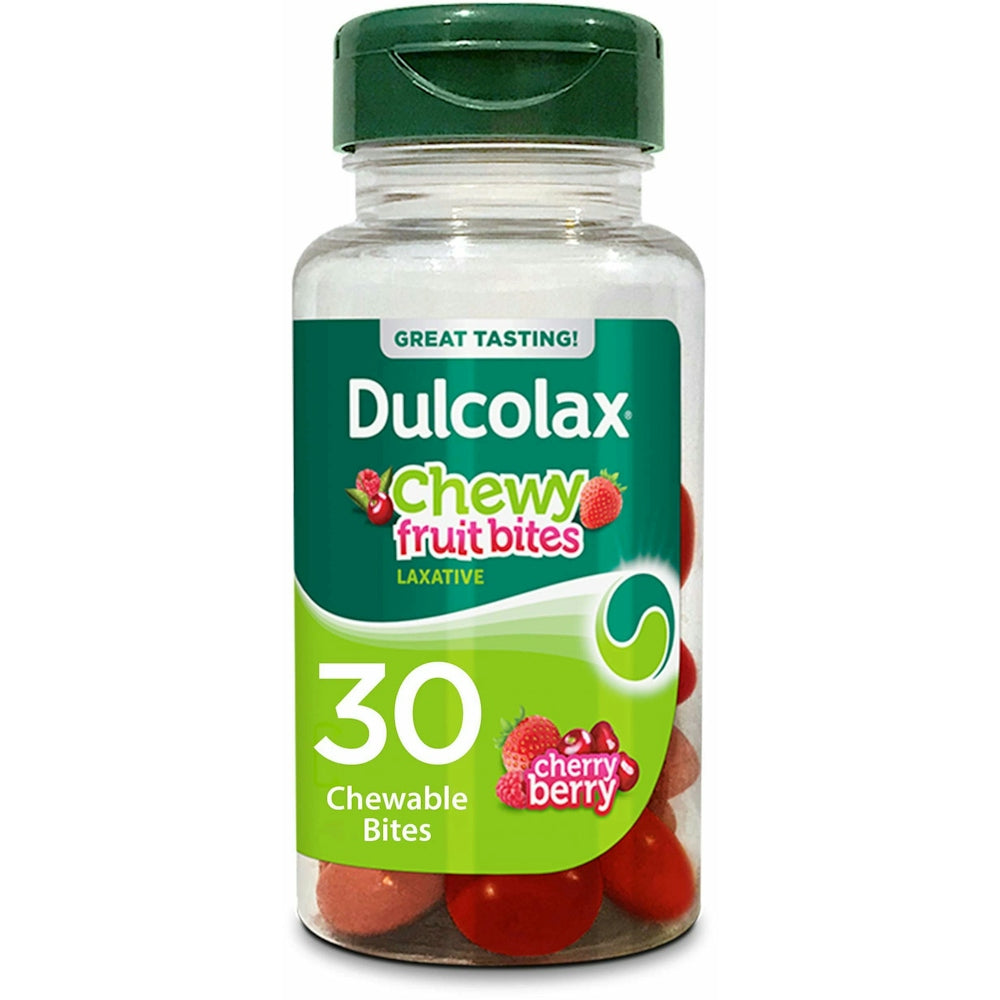 Dulcolax Saline Laxative Chewy Fruit Bites Cherry Berry