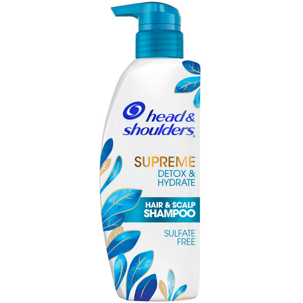 Head & Shoulders Supreme Detox Hydrate Scalp Hair Shampoo 11.8 Fluid Ounce