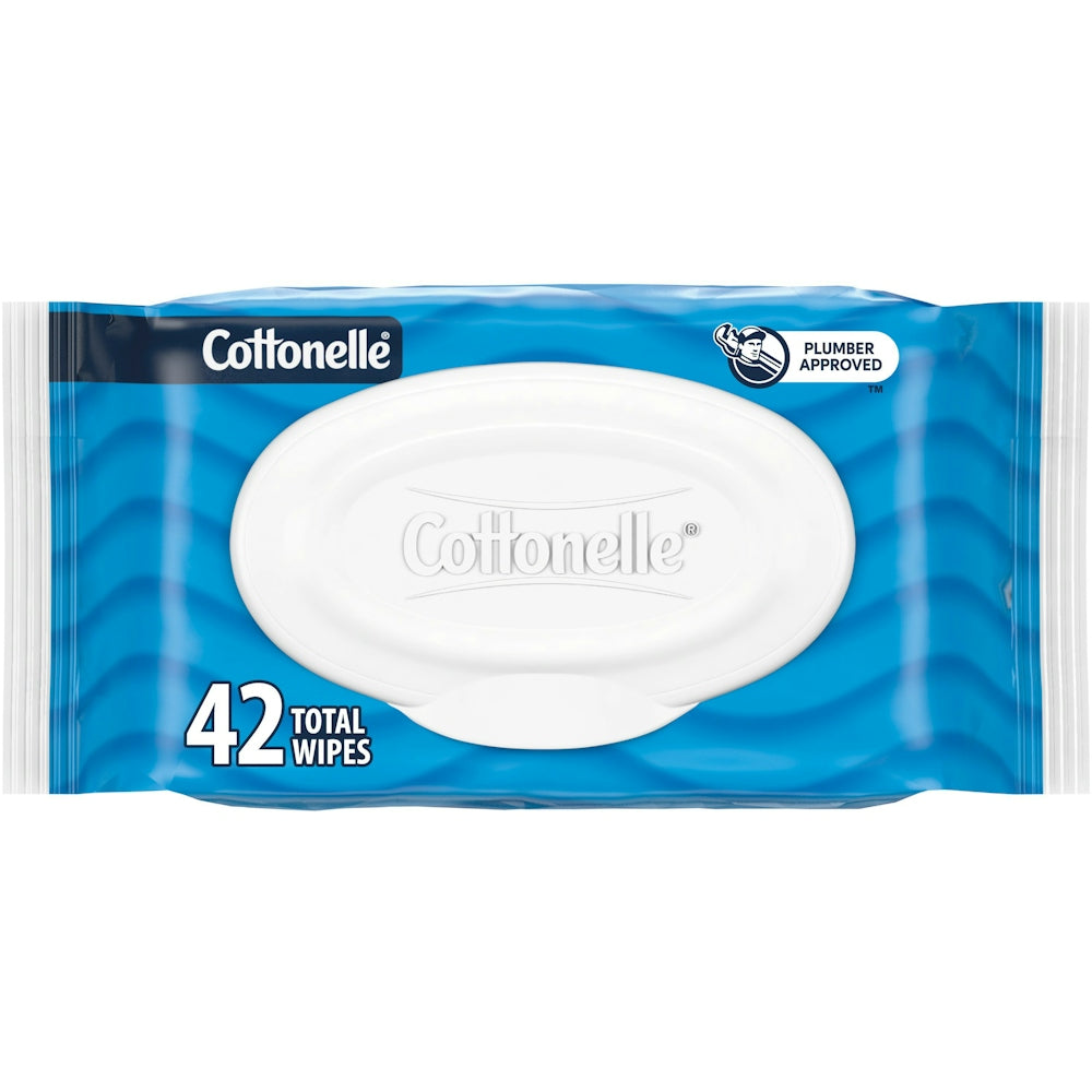 Cottonelle Fresh Care Flushable Wet Wipes Flip-Top Pack