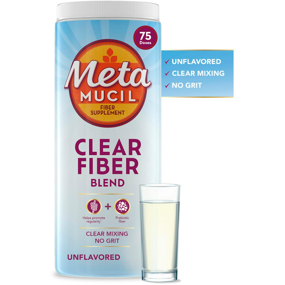 Metamucil Clear Fiber Blend, Unflavored 11.6 Oz