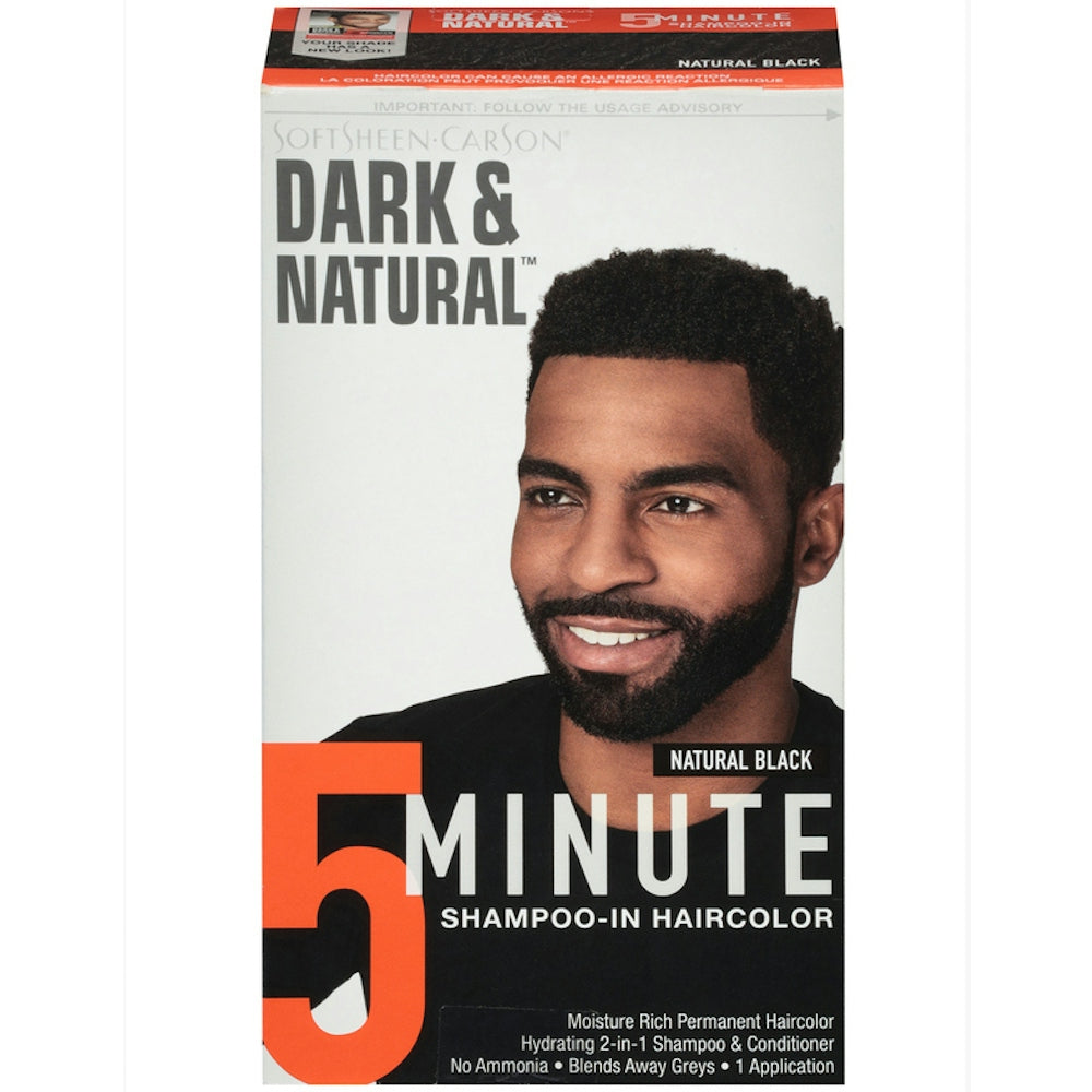 SoftSheen-CarSon Soft Sheen Car Son Shampoo In Haircolor, Dark & Natural, 5 Minute, Natural Black