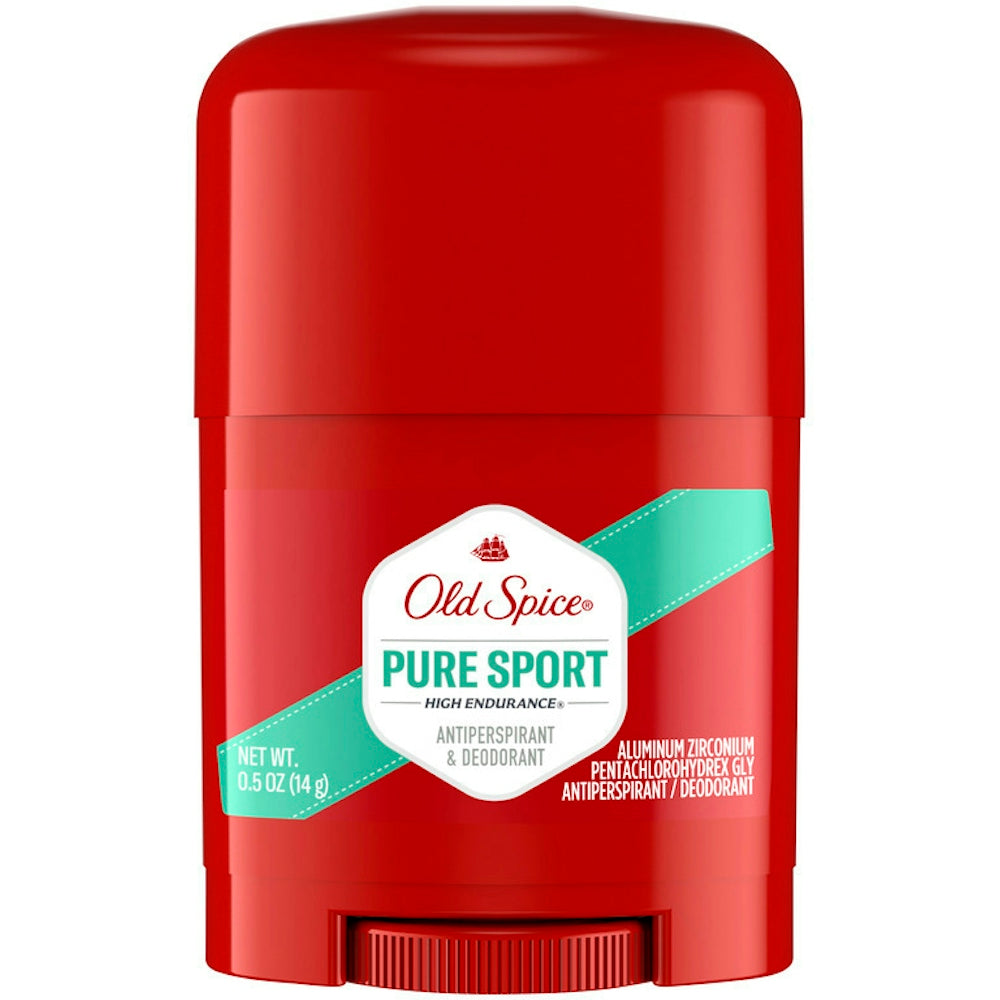 Old Spice High Endurance Pure Sport Antiperspirant Deodorant 0.5 Ounce Travel Size
