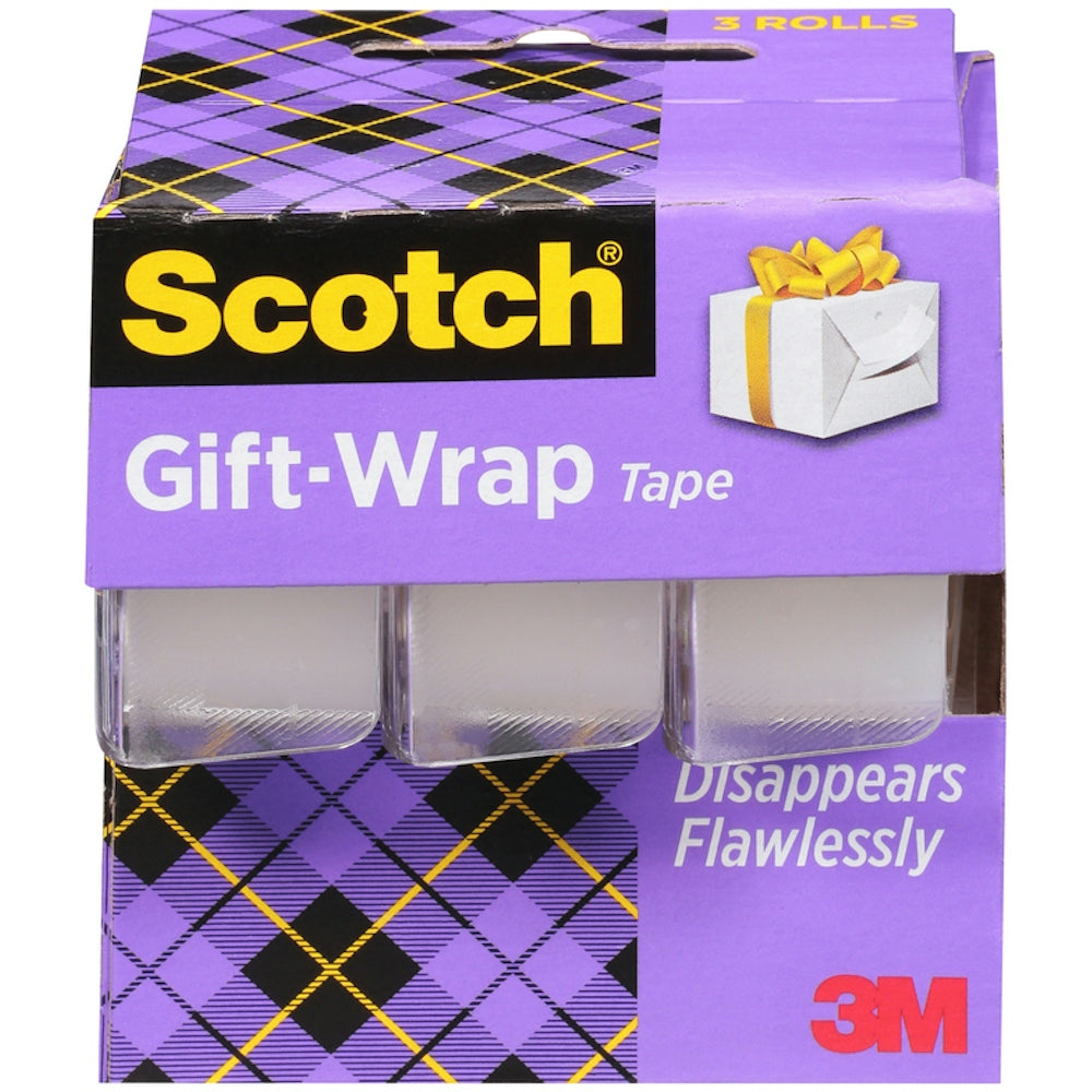 Scotch Gift Wrap Tape, 3/4 In. X 300 In