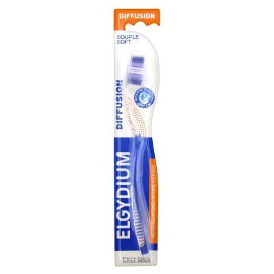 Elgydium Diffusion Toothbrush Soft - Colour: Purple