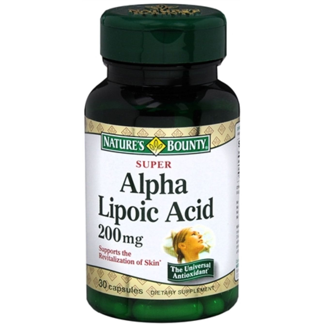 Nature's Bounty Super Alpha Lipoic Acid Capsules, 200 Mg
