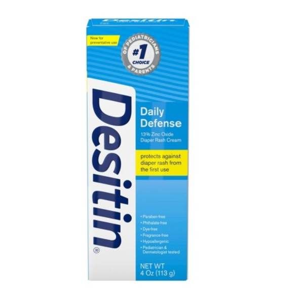 Desitin Daily Defense Baby Diaper Rash Cream With 13% Zinc Oxide