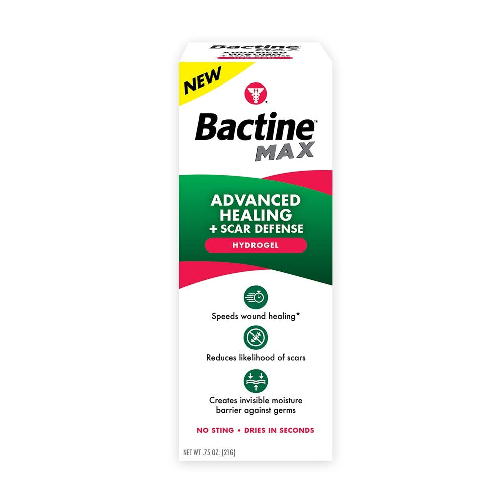Bactine Max Advanced Healing + Scar Defense Hydrogel, 0.75Oz