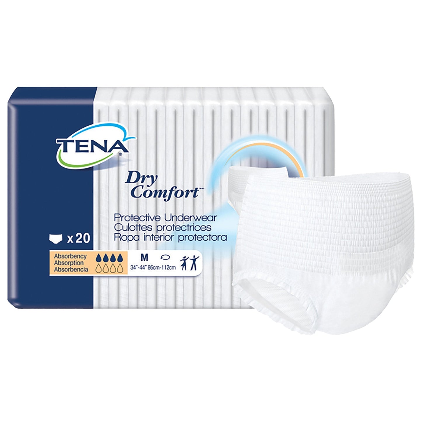 Tena Dry Comfort Absorbent Underwear, Medium MK