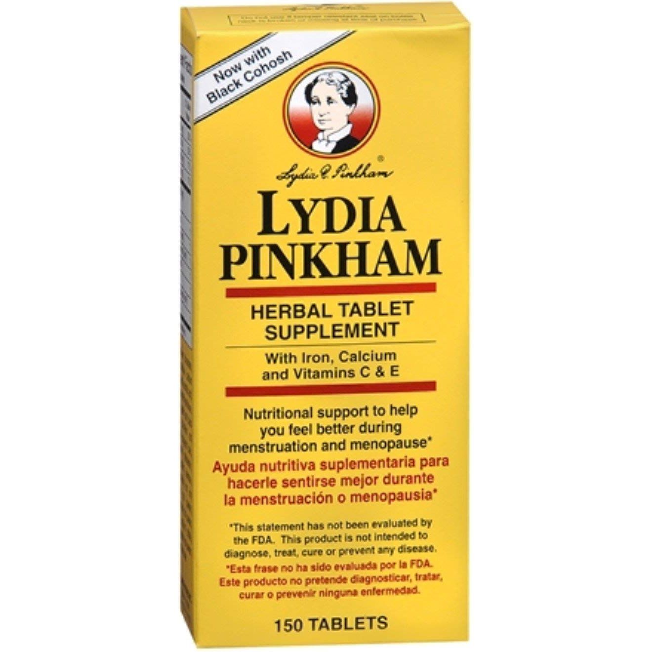 Lydia Pinkham Herbal Supplement Tablet