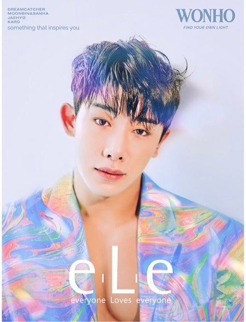 Official Magazine E.L.E Vol.2 (Cover: Wonho Content: Astro, Dreamcatcher, Verivery)