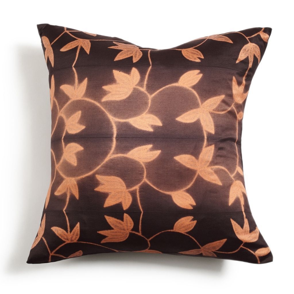 Folio Indigo Handcrafted Shibori Mulberry Silk Pillow