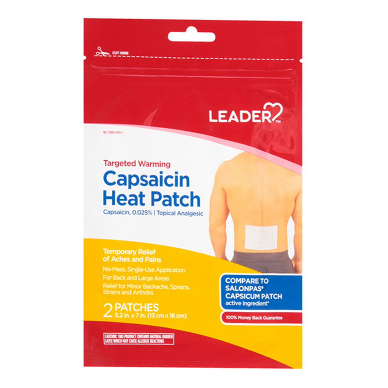 Leader Capsaicin Heat Patch