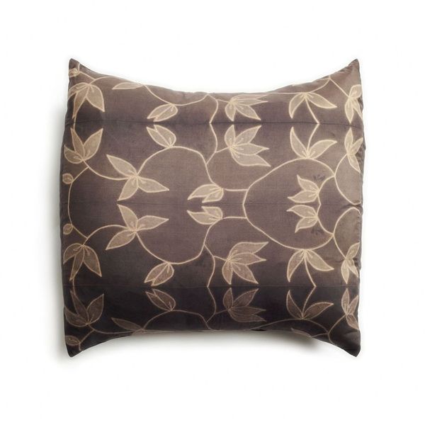 Folio Black Handcrafted Shibori Mulberry Silk Pillow