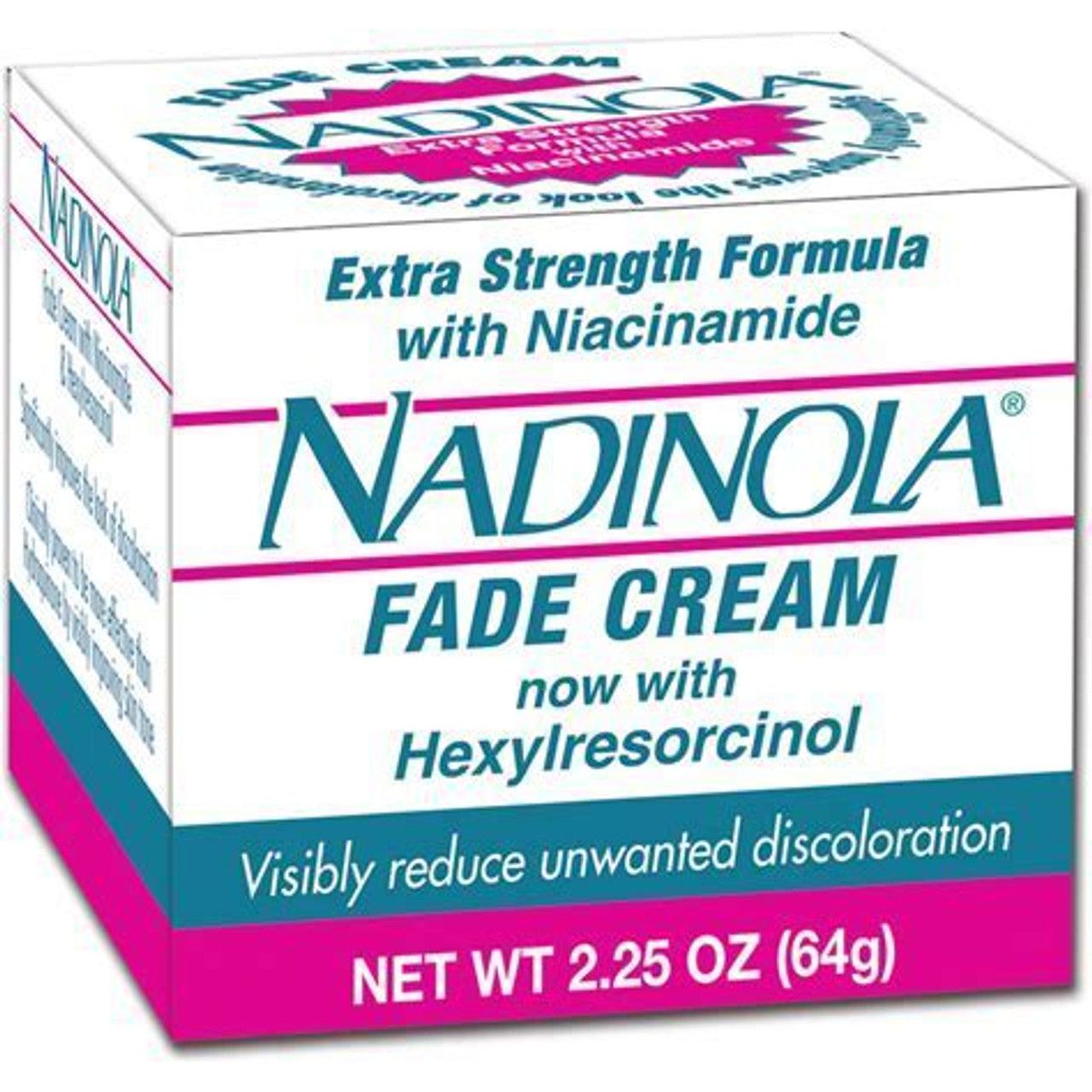 Nadinola Skin Discoloration Fade Cream, Extra Strength - 2.25 Oz