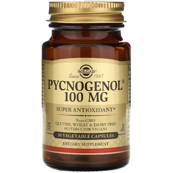 Solgar Pycnogenol 100 mg 30 Vegetable Capsules