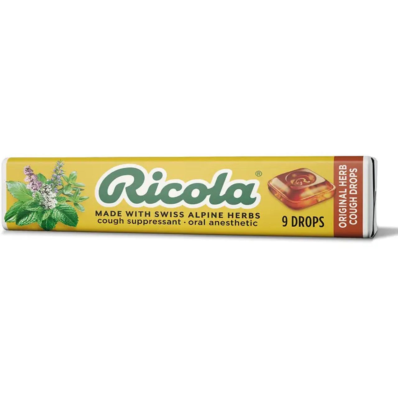 Ricola Original Natural Herb Cough Suppressant Throat Drops