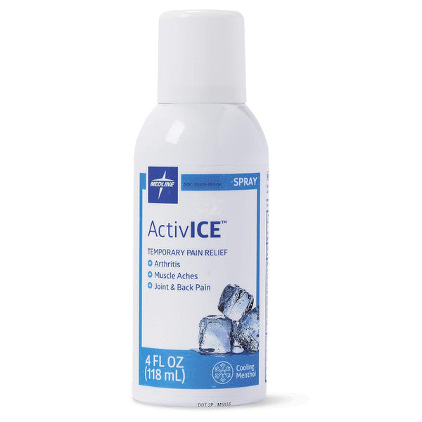 Medline Remedy Activice Topical Pain Reliever Spray, 4 Oz