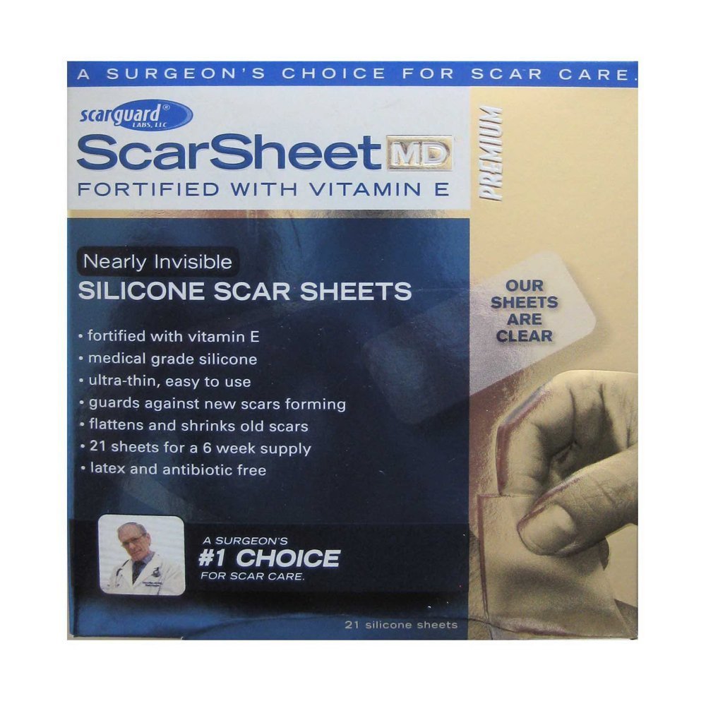 Scarguard Scarsheet Nearly Invisible Silicone Sheets