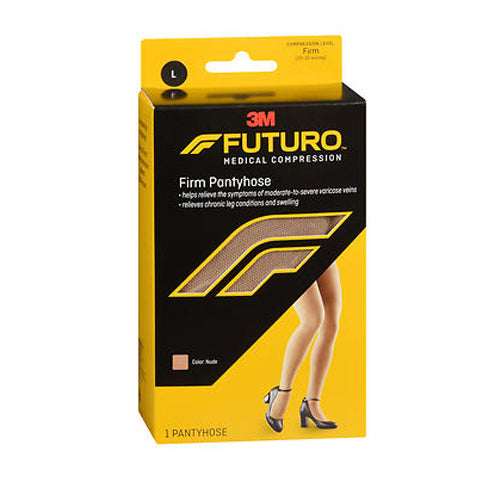 Futuro Restoring Pantyhose Brief Cut Panty Firm Large Nude 1 Pair