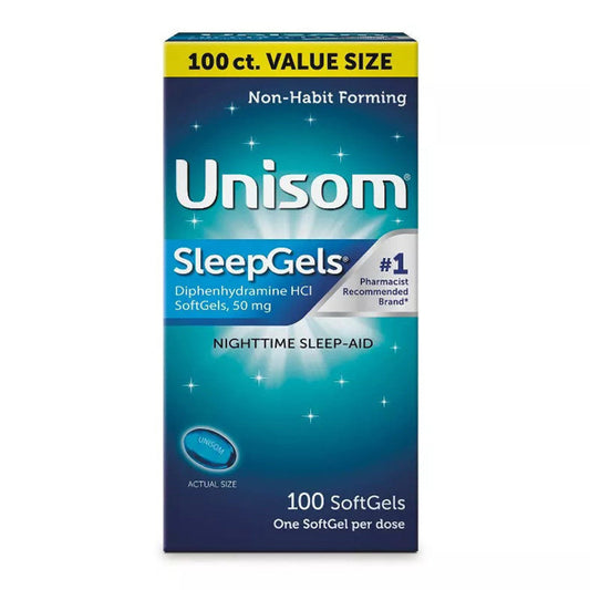 Unisom Nighttime Sleep-Aid Gels, Diphenhydramine HCI