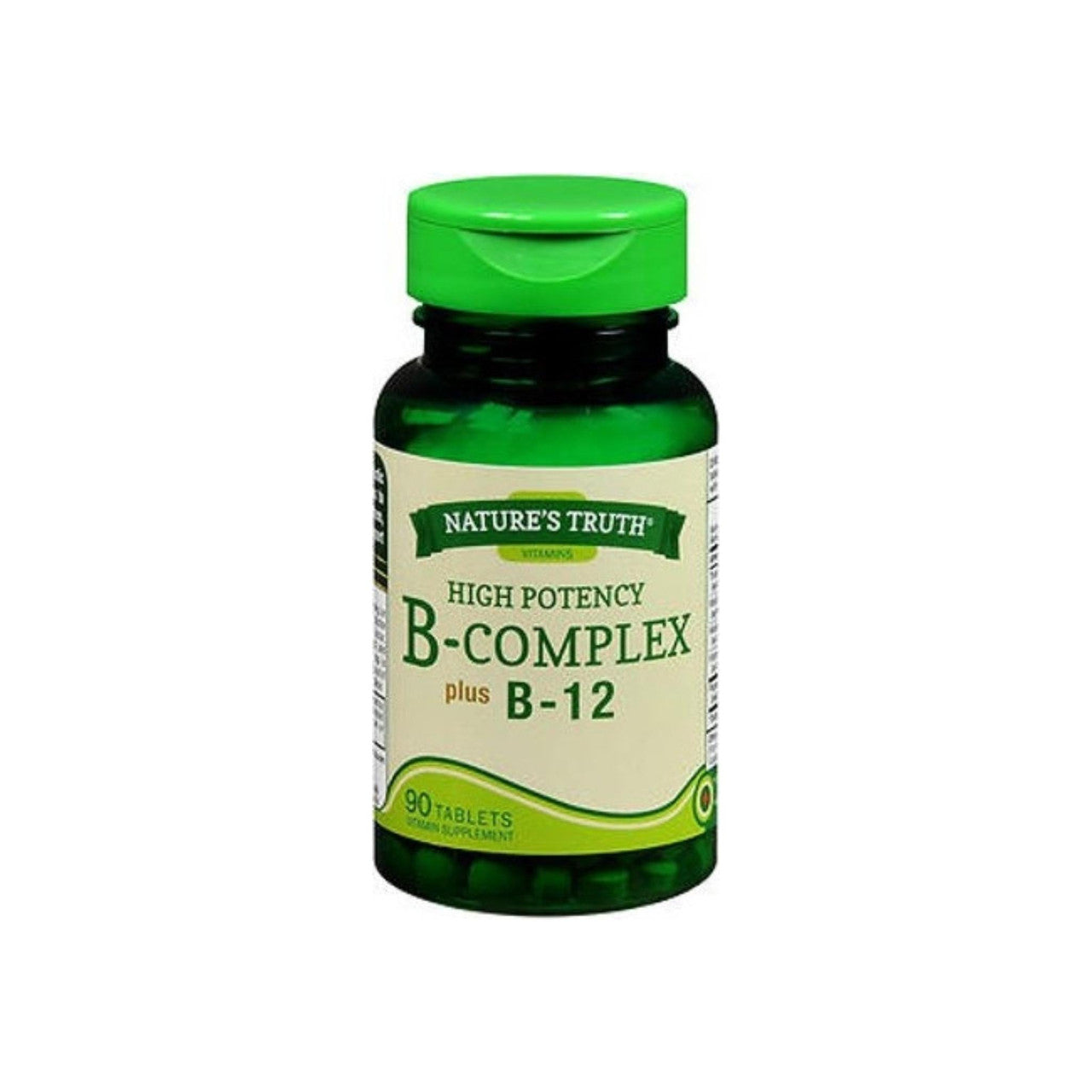 Nature's Truth High Potency B-Complex Plus B-12, Tablets