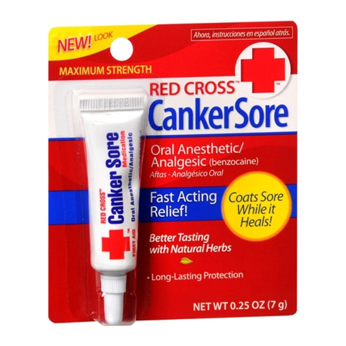 Red Cross Maximun Strength Canker Sore 0.25 Oz