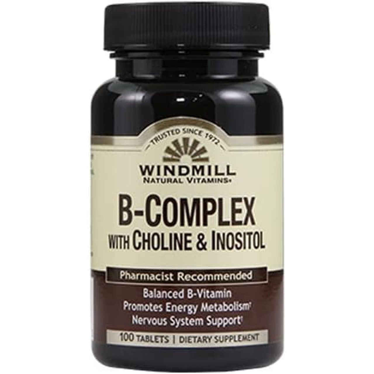 Windmill B-Complex With Choline And Inositol Tabs 100'S