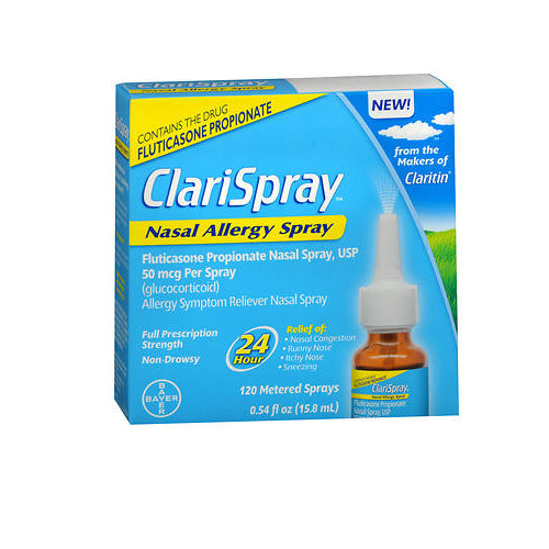 ClariSpray 24 Hour Non-Drowsy Nasal Allergy 120 Metered Sprays, 0.54 Fl Oz