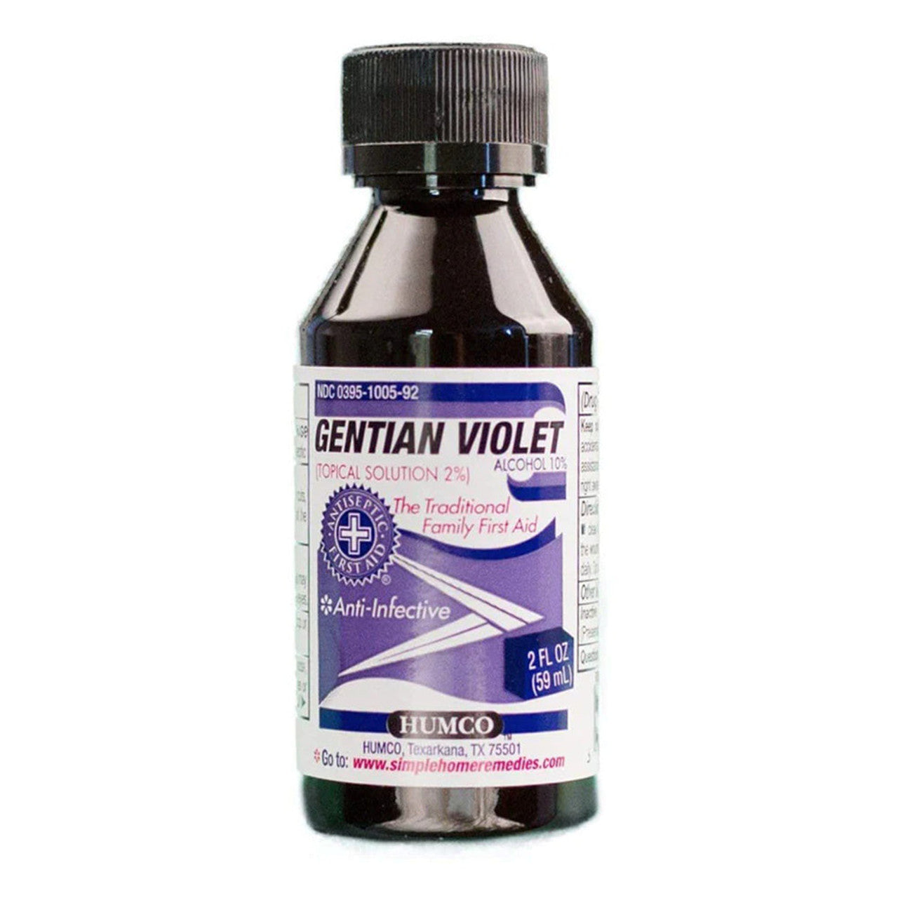 Humco Gentian Violet Topical Solution 2% 2 Oz