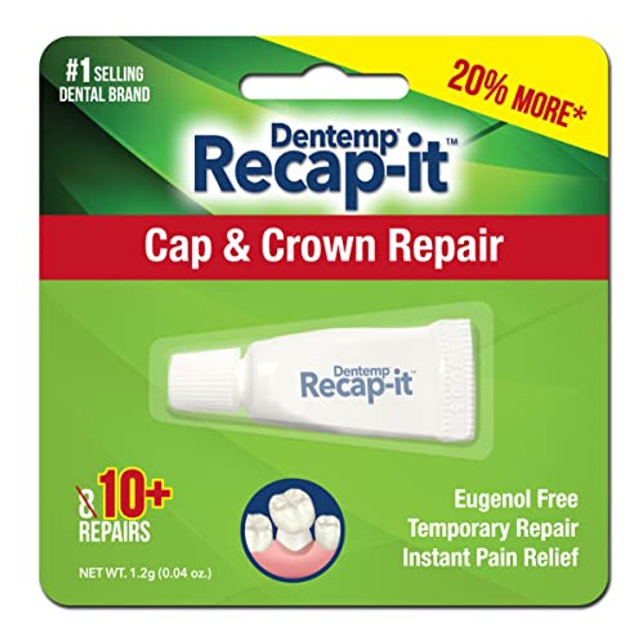 Dentemp D.O.C., Recapit Loose Cap Dental Repair