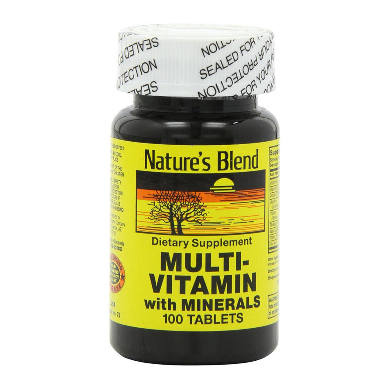 Nature's Blend MultiVitamin With Minerals Tablets