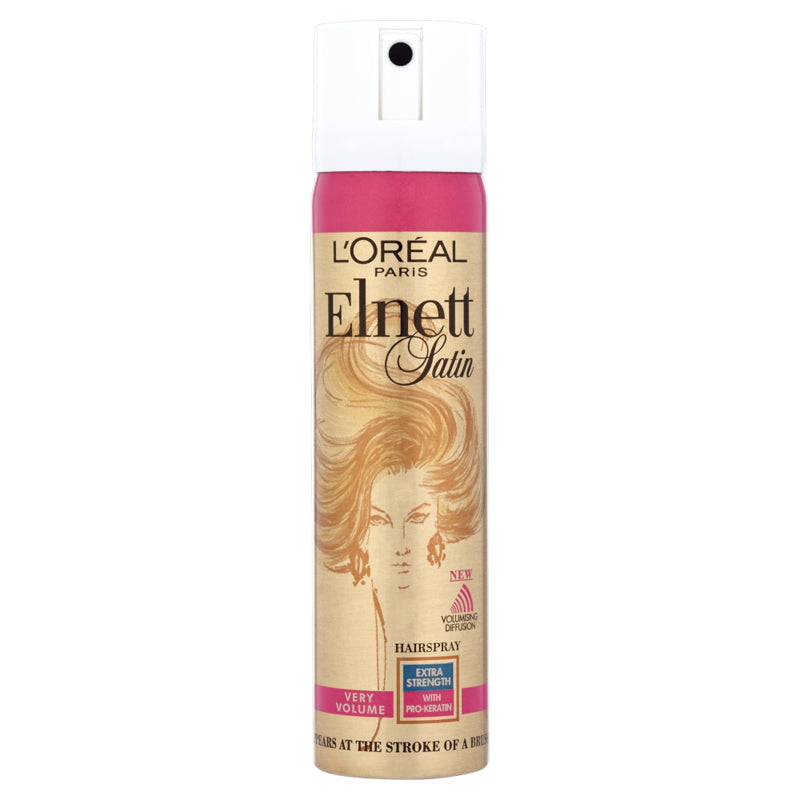 East-end-cosmetics L'Oreal Paris Elnett Satin Hairspray Very Volume Extra Strength 75ml