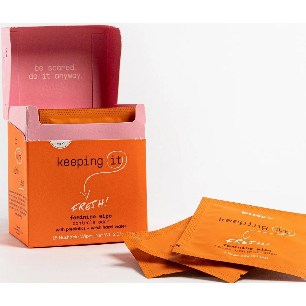 Busy Co. Travel Refresh Feminine Wipes