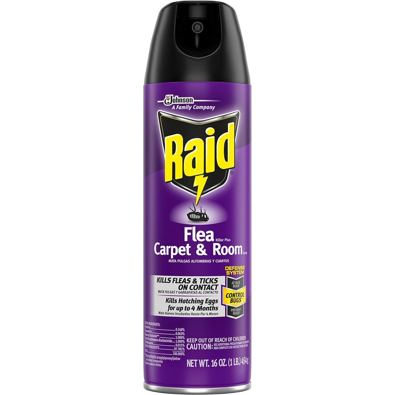Raid Flea Killer Insecticide 16 Oz. Aerosol Can