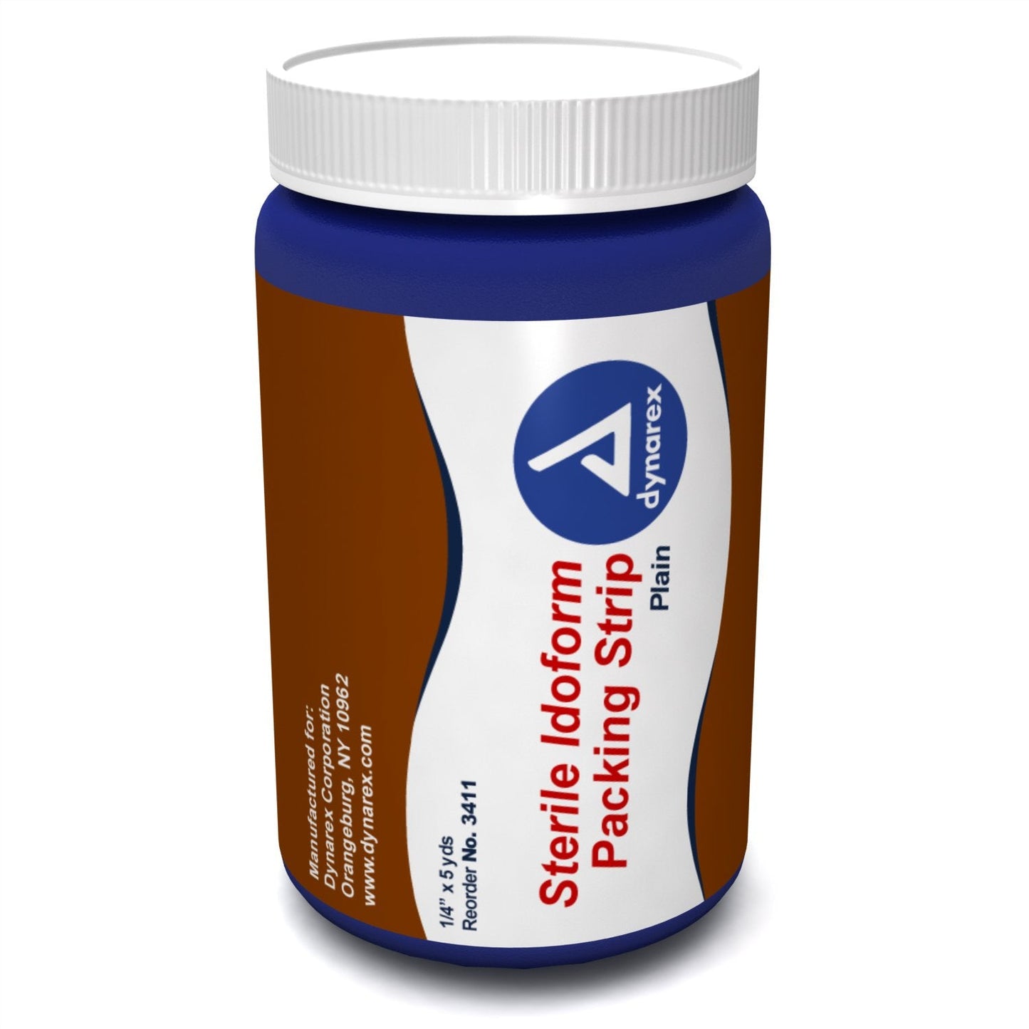 Dynarex Packing Strip Iodoform, Sterile, 1/4 Inches X 5 Yard