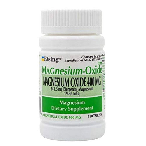 Rising Pharmaceuticals, Magnesium Oxide, 400 Mg