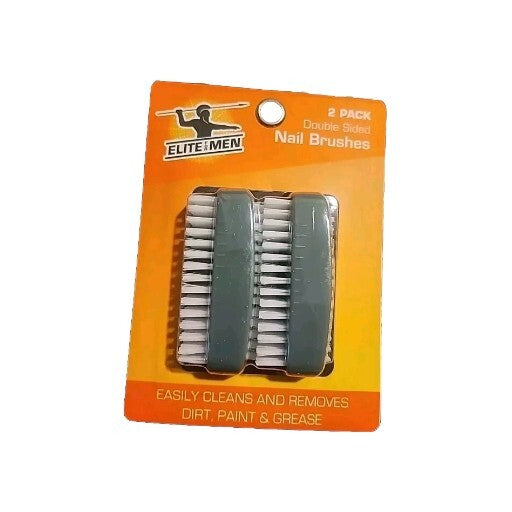 Elite For Men 2pk Double Nail Brush C/p 72, Upc