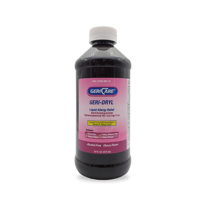 GeriCare Geri-Dryl Diphenhydramine HCI Solution 16 FL OZ