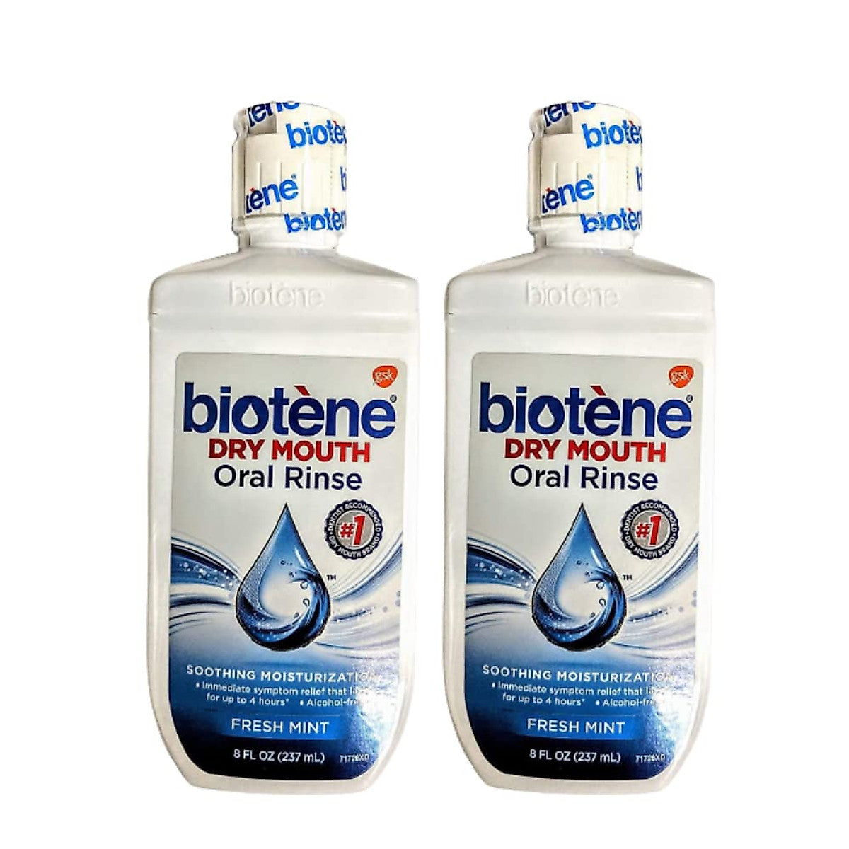 Biotene Oral Rinse Mouthwash For Dry Mouth, Fresh Mint, 8 Oz