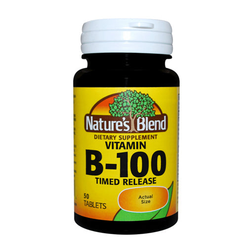 Nature's Blend S B-100 Complex Timed Release 50 Tablets