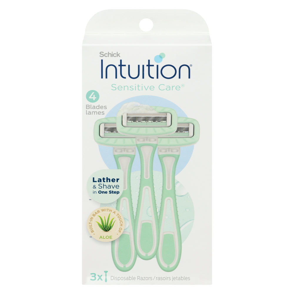Schick Intuition Sensitive Care Disposable Razors