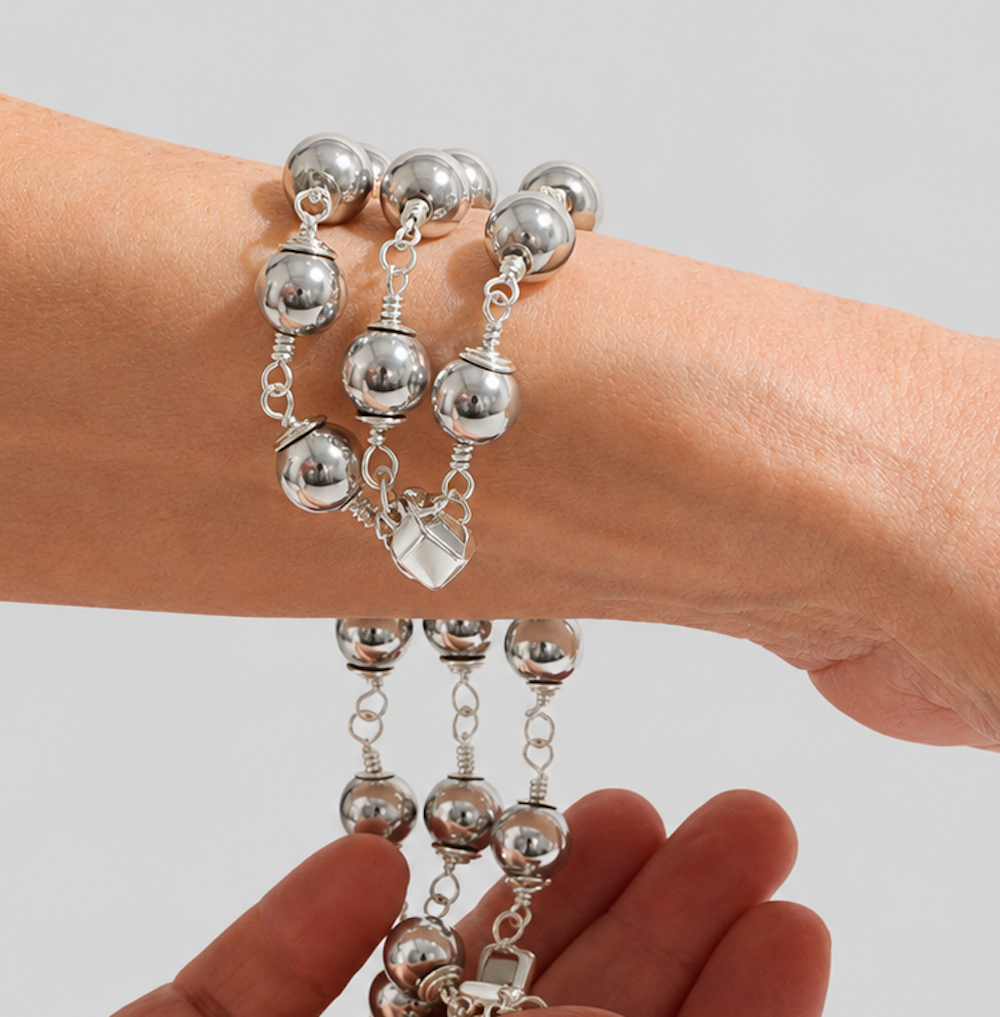 La Princesa Silver Hematite Silver Wire Wrapped