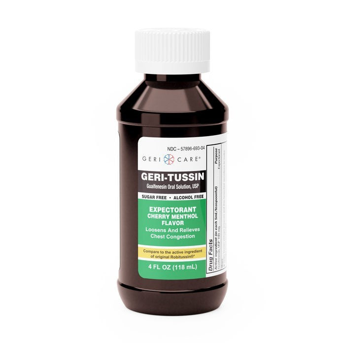 Geri-tussin S/f A/f Chry-menthol Exp 4oz