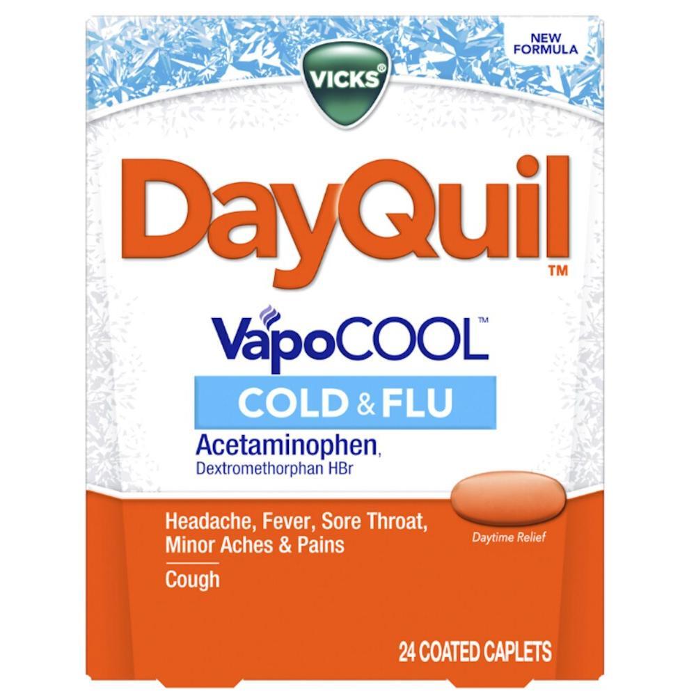 DayQuil Vicks VapoCool Cold & Flu Caplets