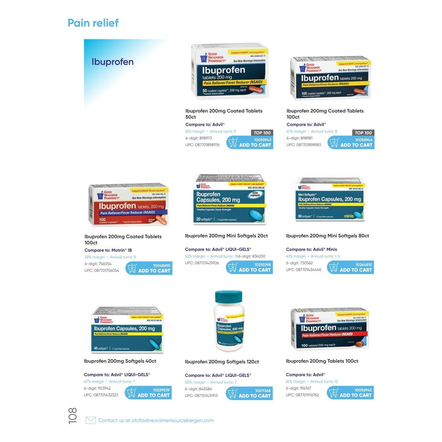 Perrigo GNP Ibuprofen 200 Mg 100 Tablets