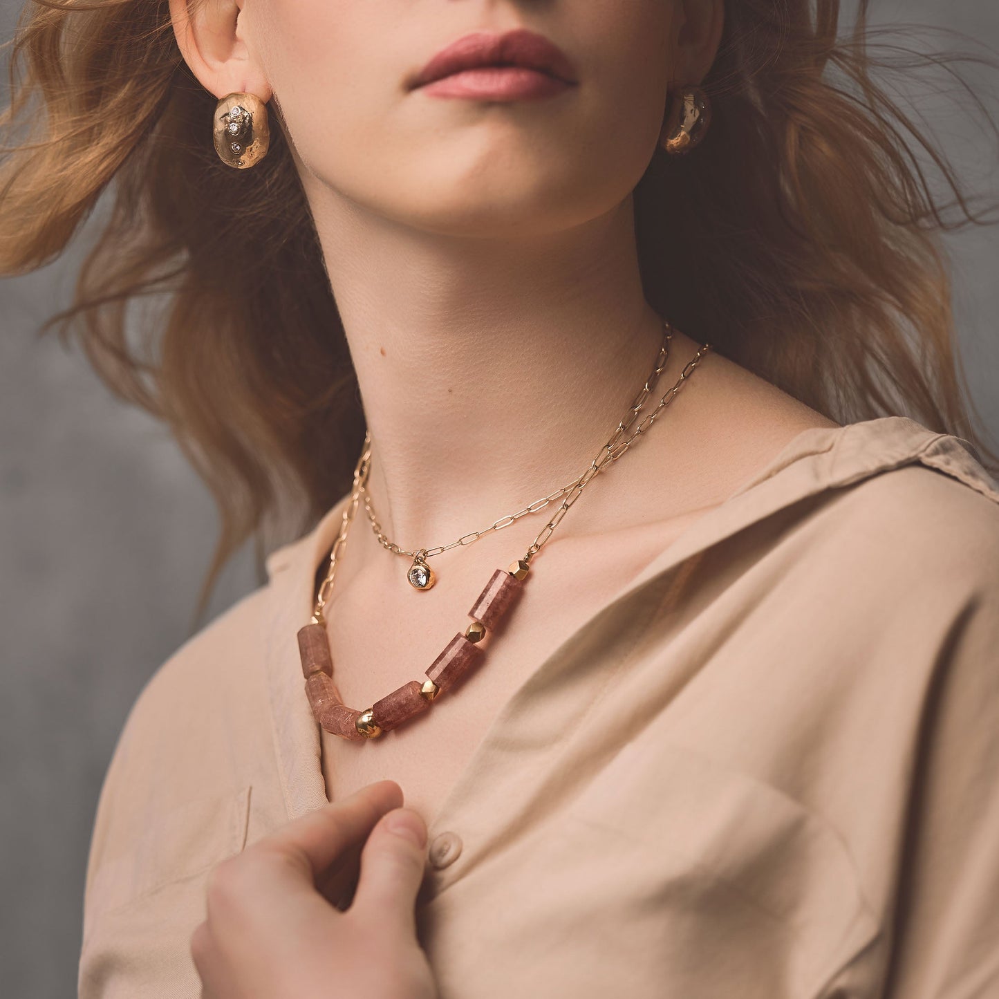 Genesis Bronze Earrings