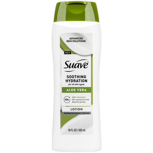 Suave Soothing Hydration Hand & Body Lotion With Aloe Vera - All Skin Types