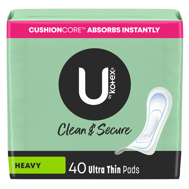 U By Kotex Ultra Thn Pa 6x40