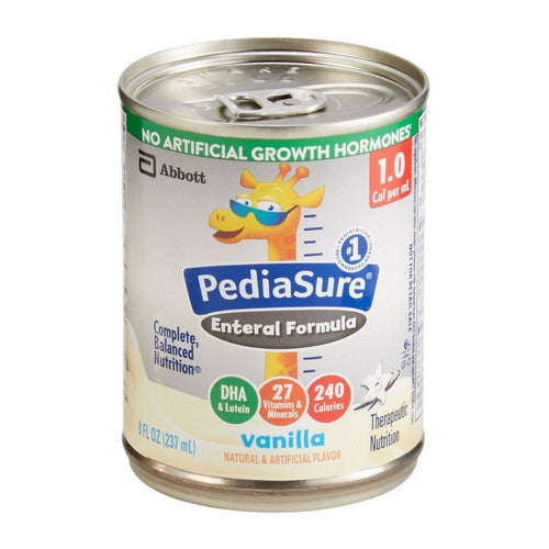 PediaSure Vanilla Standard Tube Feeding Formula, 8 Oz. Can