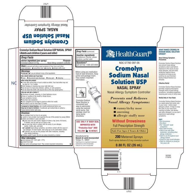 HealthGuard Cromolyn Sodium Nasal Solution USP 0.88oz